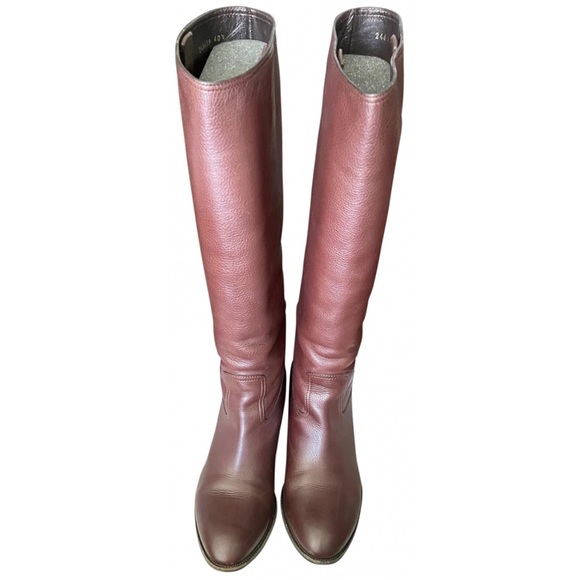 Gucci GG Signature Riding Boots - Picture 1 of 6